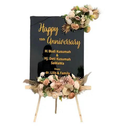 Papan Bunga Akrilik Ende